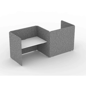 NARBUTAS My Space Desk w/Acoustic Screens for 2 Persons, Composition 2