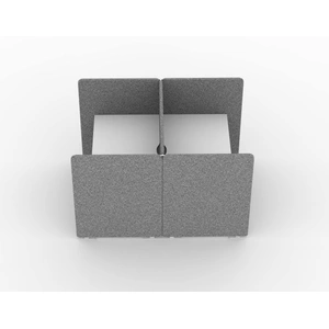 NARBUTAS My Space Desk w/Acoustic Screens for 2 Persons, Composition 1