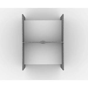 NARBUTAS My Space Desk w/Acoustic Screens for 2 Persons, Composition 1