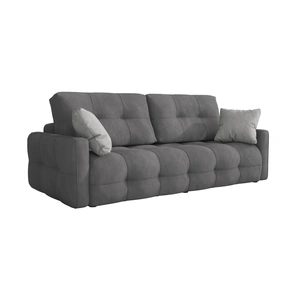 Modekraft Astrid PU Storage Sofabed, Grey