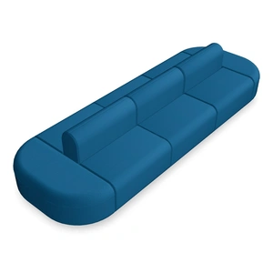 MDD Office Furniture Artiko 147.2-inch Straight Office Lounge Double Sofa