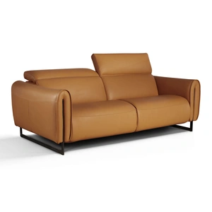 Diven Living Atlante Leather Reclining Loveseat, Spessorato Cuoio