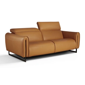 Diven Living Atlante Leather Reclining Sofa, Spessorato Cuoio