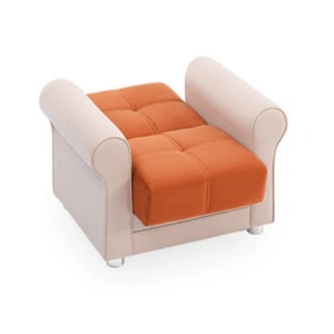 Casamode Avalon Microfiber Convertible Storage Chair