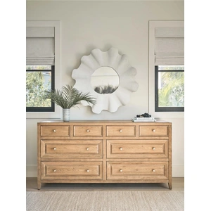 Universal Furniture Weekender Wood Double Dresser w/8 Drawers in Sand Dune