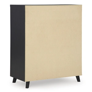 Ashley Furniture Danziar MDF/Wood Veneer Chest w/4 Drawers, Black