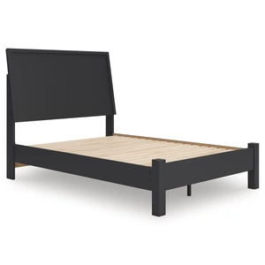 Ashley Furniture Danziar MDF/Wood Veneer Panel Bed, Black