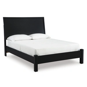 Ashley Furniture Danziar MDF/Wood Veneer Panel Bed, Black