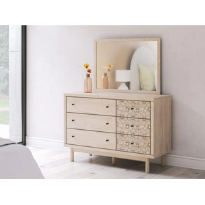 Ashley Furniture Arloster Fabric/MDF Upholstered Panel Kid's Bedroom Set, Tan/White