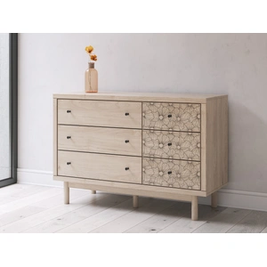 Ashley Furniture Arloster MDF/Plywood Kid's Dresser w/6 Drawers, Tan