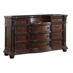 Homelegance Cavalier Marble/Wood/Wood Veneer Dresser