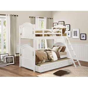 Homelegance Clementine Wood Bunk Bedroom Set, White