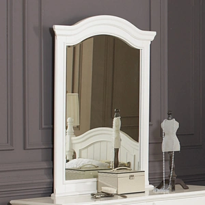 Homelegance Clementine Wood Mirror, White