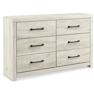 Ashley Furniture Cambeck MDF/Wood Veneer Dresser w/6 Drawers, Whitewash