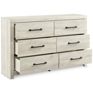 Ashley Furniture Cambeck MDF/Wood Veneer Dresser w/6 Drawers, Whitewash