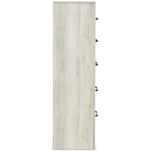 Ashley Furniture Cambeck MDF/Wood Veneer Chest w/5 Drawers, Whitewash