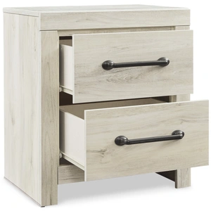 Ashley Furniture Cambeck MDF/Wood Veneer Nightstand w/2 Drawers, Whitewash