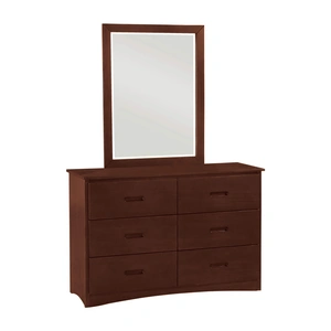 Homelegance Rowe Wood/Wood Veneer Dresser, Dark Cherry