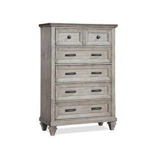 New Classic Furniture SM Mariana Wood Chest w/5 Drawers, Vintage Cream