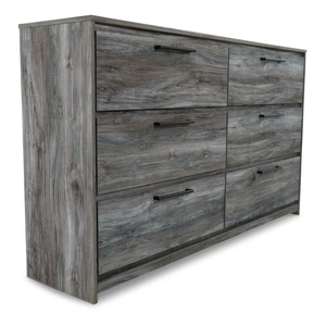 Ashley Furniture Baystorm MDF/Wood Veneer Dresser w/6 Drawers, Gray