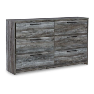 Ashley Furniture Baystorm MDF/Wood Veneer Dresser w/6 Drawers, Gray