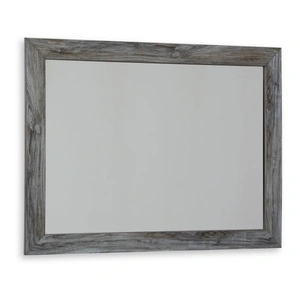 Ashley Furniture Baystorm Wood/Glass Bedroom Mirror, Gray