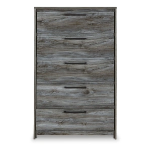Ashley Furniture Baystorm MDF/Wood Veneer Chest w/5 Drawers, Gray