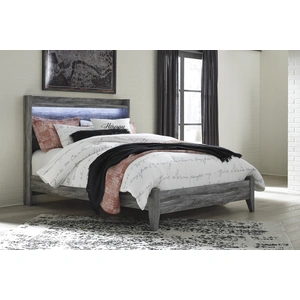 Ashley Furniture Baystorm MDF/Wood Veneer Panel Bed, Gray