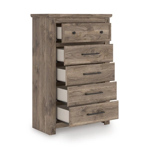 Ashley Furniture Rusticott MDF Chest w/5 Drawers, Brown