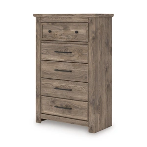 Ashley Furniture Rusticott MDF Chest w/5 Drawers, Brown