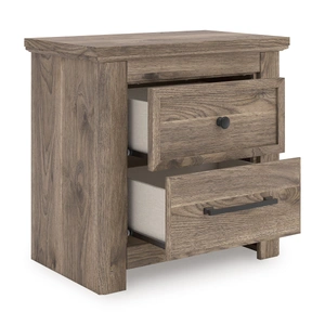 Ashley Furniture Rusticott MDF Night Stand w/2 Drawers, Brown
