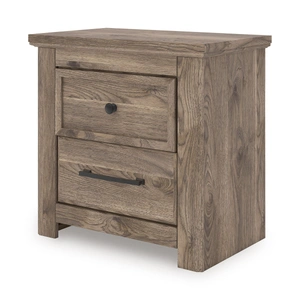 Ashley Furniture Rusticott MDF Night Stand w/2 Drawers, Brown