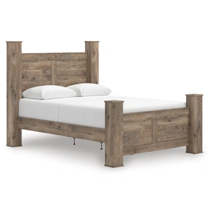 Ashley Furniture Rusticott MDF Poster Bed, Brown