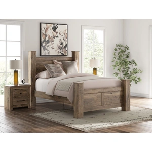 Ashley Furniture Rusticott MDF Poster Bedroom Set, Brown