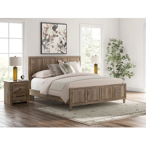 Ashley Furniture Rusticott MDF Panel Bedroom Set, Brown