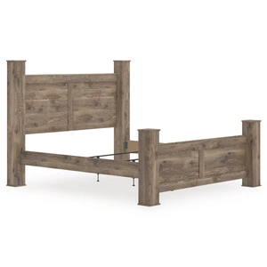 Ashley Furniture Rusticott MDF Poster Bed, Brown