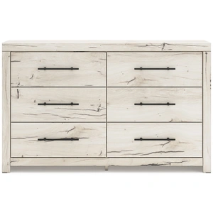 Ashley Furniture Lawroy MDF Double Dresser w/6 Drawers in Light Natural