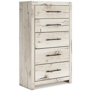 Ashley Furniture Lawroy MDF Chest w/5 Drawers, Light Natural