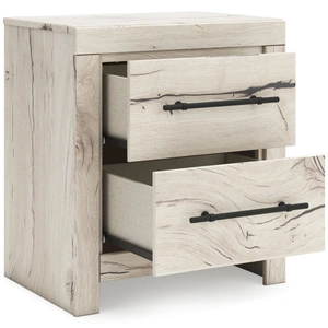 Ashley Furniture Lawroy MDF Nightstand w/2 Drawers, Light Natural