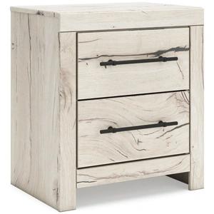 Ashley Furniture Lawroy MDF Nightstand w/2 Drawers, Light Natural