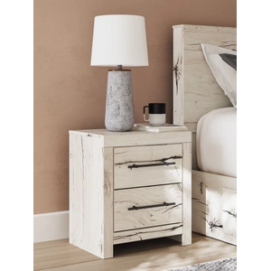 Ashley Furniture Lawroy MDF Nightstand w/2 Drawers, Light Natural