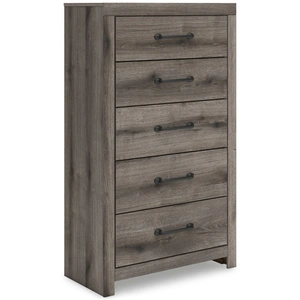Ashley Furniture Graystorm MDF Chest w/5 Drawers, Brown Gray