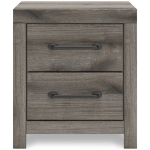 Ashley Furniture Graystorm MDF Nightstand w/2 Drawers, Brown Gray