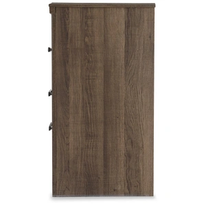 Ashley Furniture Juararo Wood Nightstand w/2 Drawers, Dark Brown