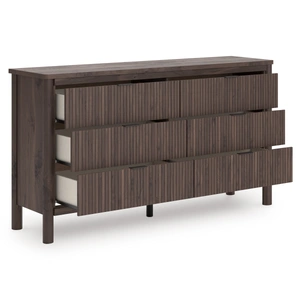 Ashley Furniture Pamytta MDF Double Dresser w/6 Drawers, Brown