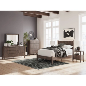 Ashley Furniture Pamytta MDF Panel Bedroom Set, Brown