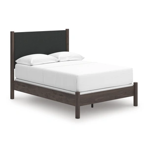 Ashley Furniture Pamytta Polyester/MDF Panel Bed, Brown