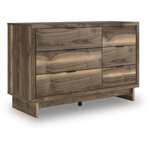 Ashley Furniture Chirason Wood Dresser w/6 Drawers, Brown