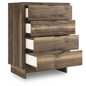 Ashley Furniture Chirason Wood Chest w/4 Drawers, Brown