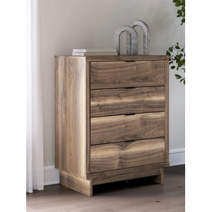 Ashley Furniture Chirason Wood Chest w/4 Drawers, Brown